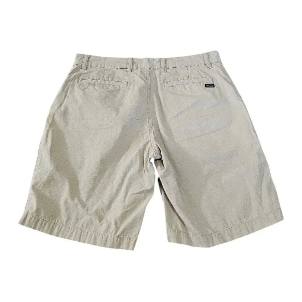 Patagonia Mens Size 33 Organic Cotton Chino Shorts Khaki Tan Gorpcore Outdoor